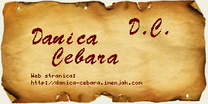 Danica Cebara vizit kartica